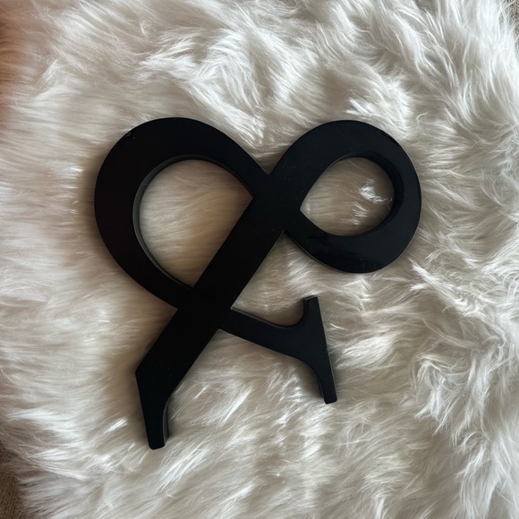 Black Large Wooden Letters, & Signs Ampersands, - Picture 6 of 8